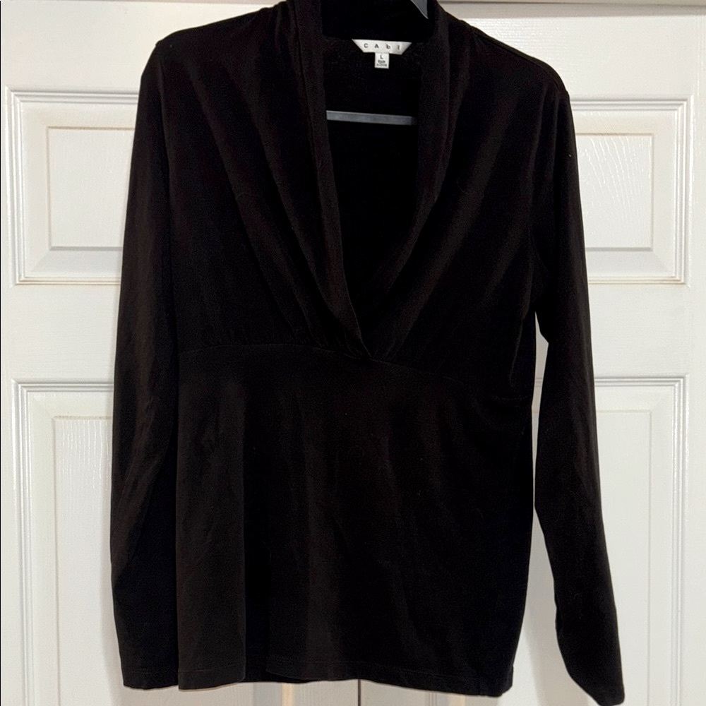 Bundle 2/$20 CaBi ladies Black Blouse